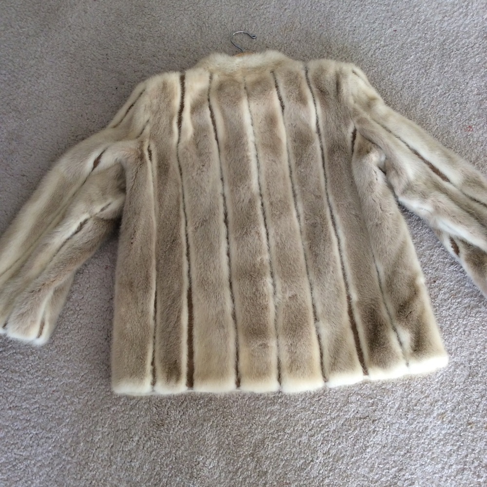 Blond Mink  3/4 length jacket